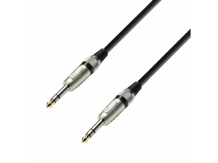 Adam Hall Cables 3 STAR BVV 0600 - Cable de Audio de Jack 6,3 mm estéreo a Jack 6,3 mm estéreo 6 m