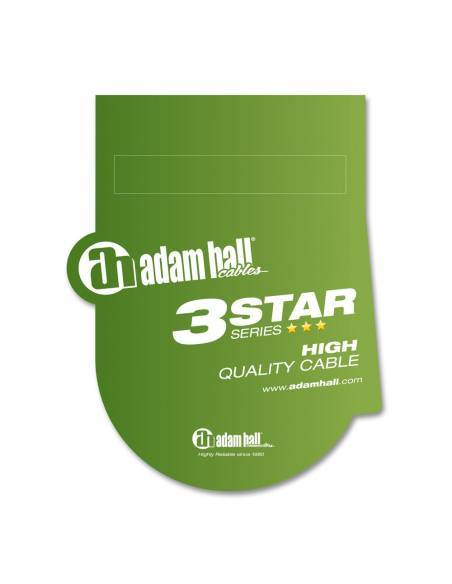 Adam Hall Cables 3 STAR BVV 0900 - Cable de Audio de Jack 6,3 mm estéreo a Jack 6,3 mm estéreo 9 m - 2