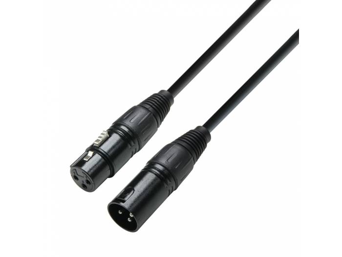 Adam Hall Cables 3 STAR DMF 0050 - Cable DMX de XLR macho a XLR hembra 0,5 m