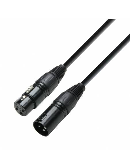 Adam Hall Cables 3 STAR DMF 0050 - Cable DMX de XLR macho a XLR hembra 0,5 m