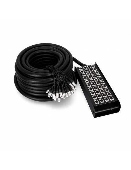 Adam Hall Cables K 40 C 30 - Manguera de Cable con Cajetín de Escenario 32/8 30 m