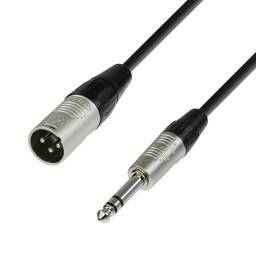 Adam Hall Cables 4 STAR BMV 0300 - Cable de Micro REAN de XLR macho a Jack 6,3 mm estéreo 3 m - 1