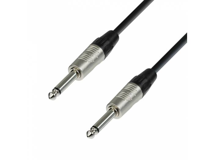 Adam Hall Cables 4 STAR IPP 0150 - Cable de Instrumento REAN de Jack 6,3 mm mono a Jack 6,3 mm mono 1,5 m