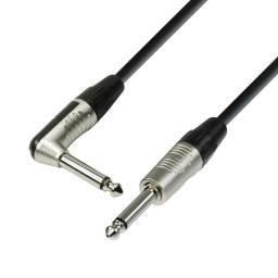 Adam Hall Cables 4 STAR IPR 0900 - Cable de Instrumento REAN de Jack 6,3 mm mono a Jack 6,3 mm mono acodado 9 m