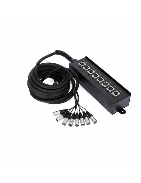 Adam Hall Cables K 8C 10 - Cajetín de Escenario 8/0 10 m