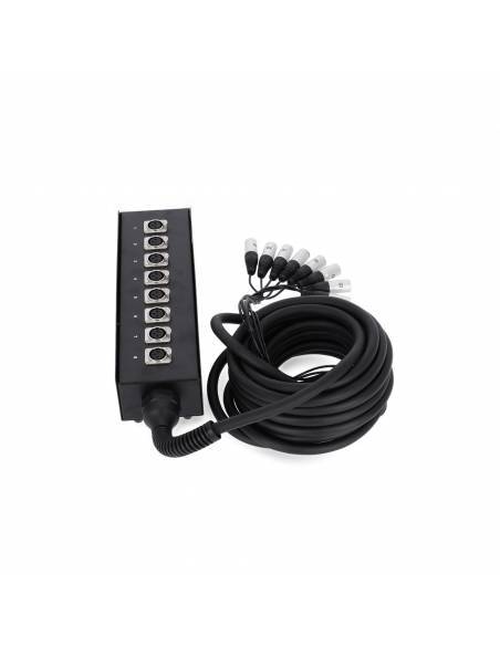 Adam Hall Cables K 8C 10 - Cajetín de Escenario 8/0 10 m