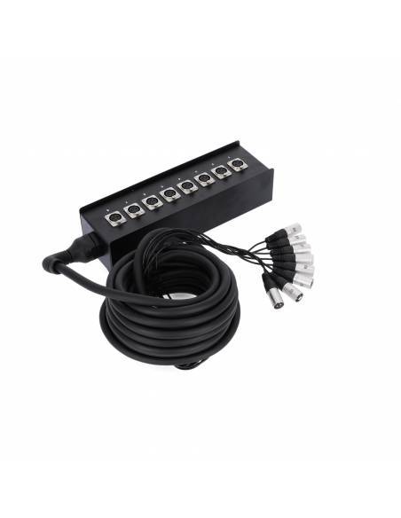 Adam Hall Cables K 8C 10 - Cajetín de Escenario 8/0 10 m