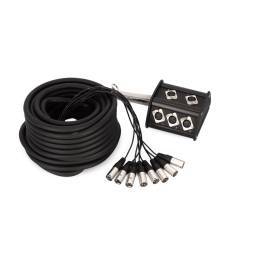 Adam Hall Cables K 8 C 15 P - Cajetín de Escenario 8/0 15 m