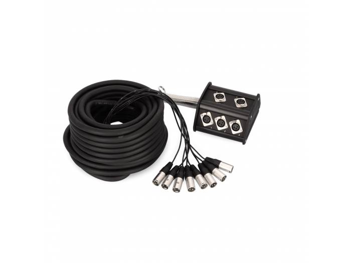 Adam Hall Cables K 8 C 15 P - Cajetín de Escenario 8/0 15 m