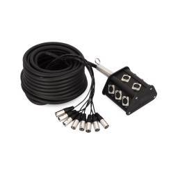 Adam Hall Cables K 8 C 15 P - Cajetín de Escenario 8/0 15 m 2