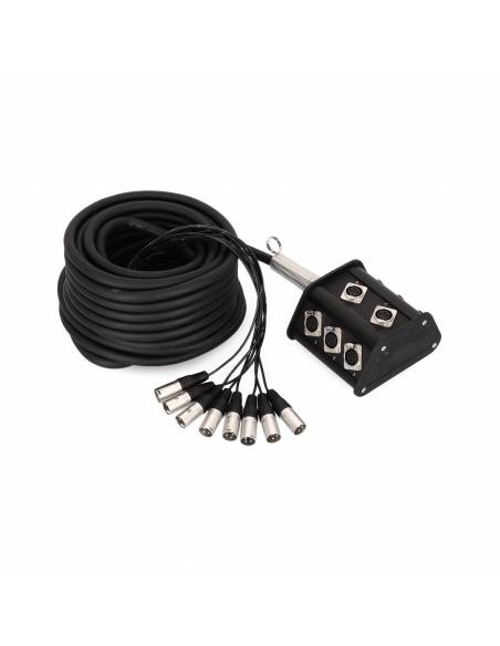 Adam Hall Cables K 8 C 15 P - Cajetín de Escenario 8/0 15 m