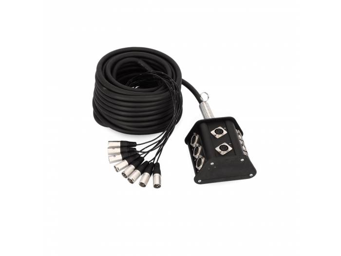 Adam Hall Cables K 8 C 15 P - Cajetín de Escenario 8/0 15 m
