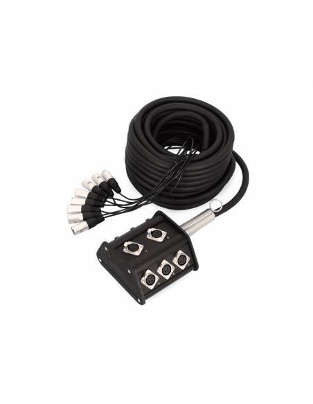 Adam Hall Cables K 8 C 15 P - Cajetín de Escenario 8/0 15 m