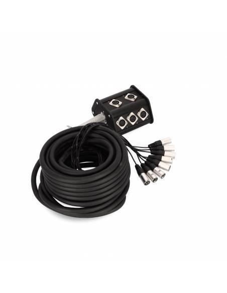 Adam Hall Cables K 8 C 15 P - Cajetín de Escenario 8/0 15 m