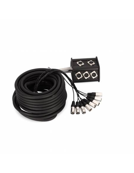 Adam Hall Cables K 8 C 15 P - Cajetín de Escenario 8/0 15 m