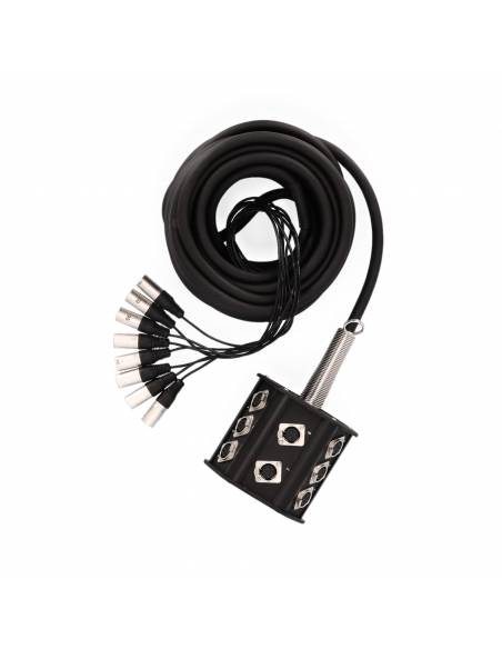 Adam Hall Cables K 8 C 15 P - Cajetín de Escenario 8/0 15 m