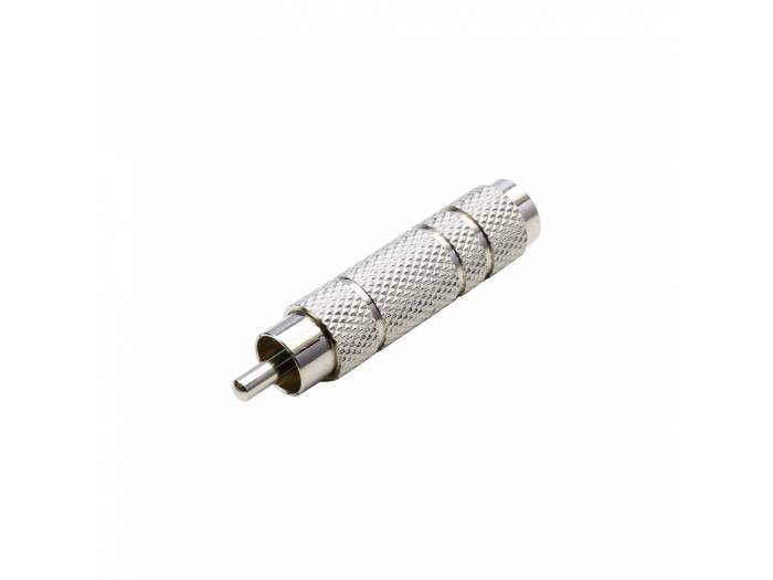 Adam Hall Connectors 7541 - Adaptador de Jack 6,3 mm hembra mono a RCA macho - 1