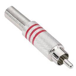 Adam Hall Connectors 7622 RED - Conector aéreo RCA rojo - 1