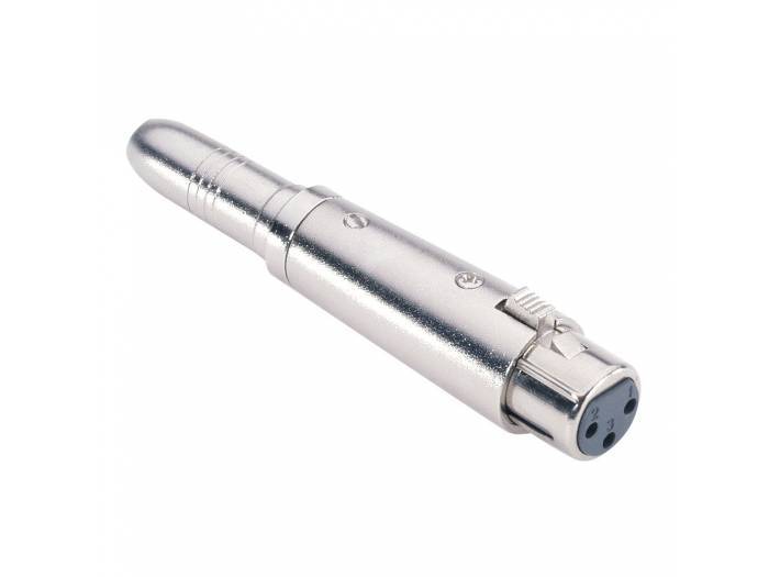 Adam Hall Connectors 7854 - Adaptador de Jack 6,3 mm hembra estéreo a XLR hembra