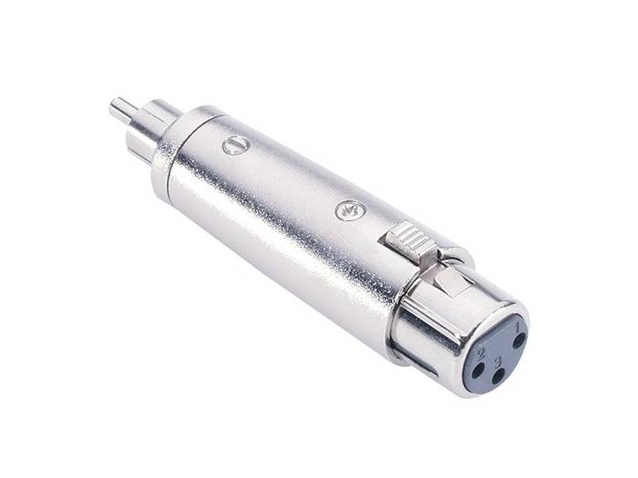 Adam Hall Connectors 7868 - Adaptador de XLR hembra a RCA macho