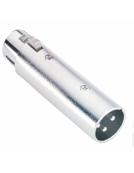 Adam Hall Connectors 7870 - Adaptador de XLR macho 3 Pines a XLR hembra 5 Pines