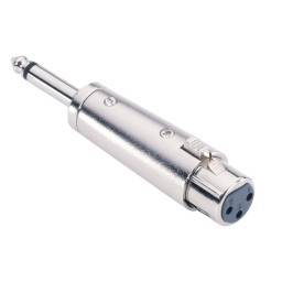 Adam Hall Connectors 7873 - Adaptador de XLR hembra a Jack 6,3 mm macho mono - 1