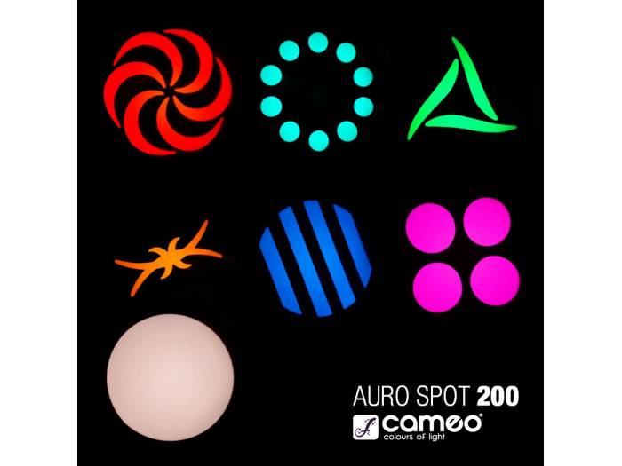 Cameo AURO® SPOT 200 - Cabeza móvil de LEDs