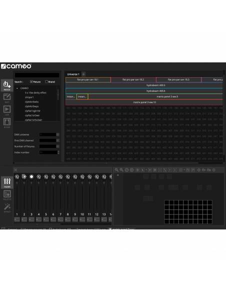 Cameo DVC - Interfaz USB a DMX con 512 canales y software de control