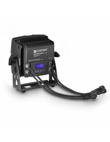 Cameo FLOOD 600 IP65 - Proyector de exterior con 9 LED RGBWA+UV 6 en 1 de 12 W