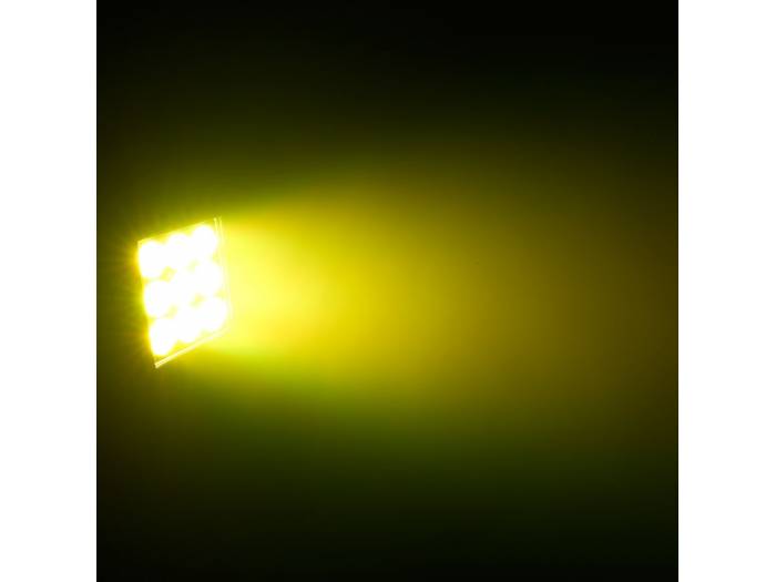 Cameo FLOOD 600 IP65 - Proyector de exterior con 9 LED RGBWA+UV 6 en 1 de 12 W