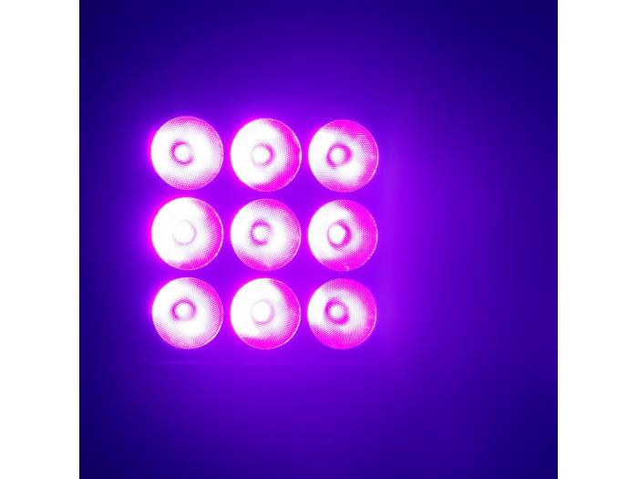 Cameo FLOOD 600 IP65 - Proyector de exterior con 9 LED RGBWA+UV 6 en 1 de 12 W