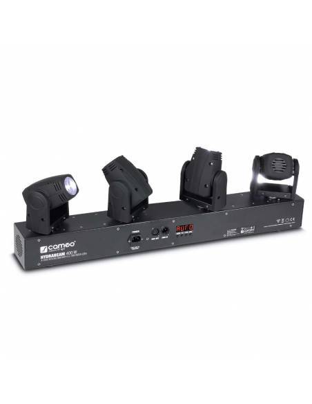Cameo HYDRABEAM 400 RGBW - Set con 4 cabezas móviles ultrarrápidas de LEDs RGBW CREE de 10 W