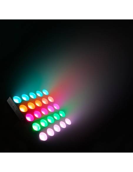 Cameo MATRIX PANEL 10 W RGB - Panel de matriz de LED RGB 5 x 5 con control individual de píxeles - 9