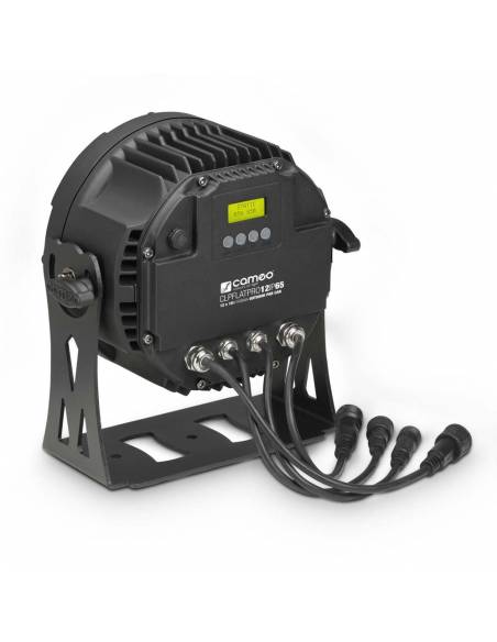 Cameo FLAT PRO® 12 IP65 - Foco Outdoor PAR LED RGBWA plano 12 x 10 W con Carcasa negra