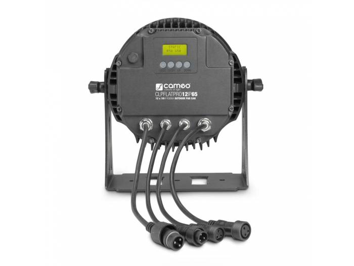 Cameo FLAT PRO® 12 IP65 - Foco Outdoor PAR LED RGBWA plano 12 x 10 W con Carcasa negra