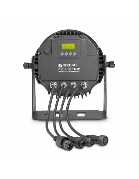 Cameo FLAT PRO® 12 IP65 - Foco Outdoor PAR LED RGBWA plano 12 x 10 W con Carcasa negra