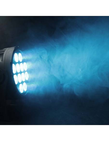 Cameo FLAT PRO® 12 IP65 - Foco Outdoor PAR LED RGBWA plano 12 x 10 W con Carcasa negra