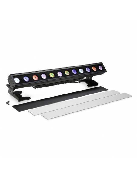 Cameo PIXBAR 600 PRO IP65 - Barra de LED RGBWA+UV 12 × 12 W compatible con RDM para exterior