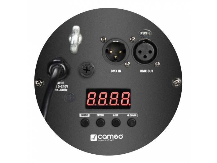 Cameo STUDIO PAR 64 Q 8W - Foco PAR LED de cuatro colores RGBW 18 x 8 W con Carcasa negra