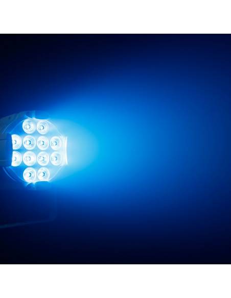 Cameo STUDIO PAR 64 RGBW AU 12W - 12 focos LED RGBWA de 12 W + foco UV PAR con carcasa negra - 8