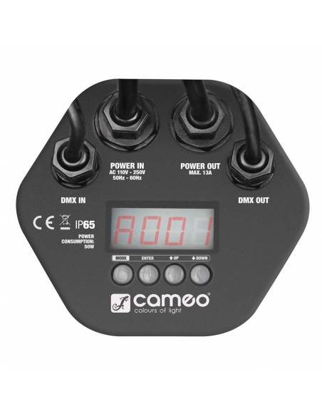 Cameo STUDIO PAR TRI 12 IP - Foco Outdoor PAR LED tricolor RGB 12 x 3 W con carcasa negra
