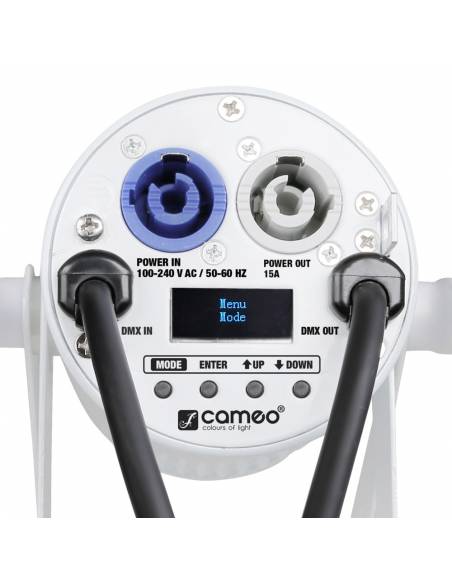 Cameo Q-SPOT 15 RGBW WH - Foco compacto con LED RGBW de 15 W y carcasa blanco