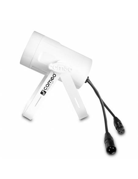 Cameo Q-SPOT 15 RGBW WH - Foco compacto con LED RGBW de 15 W y carcasa blanco