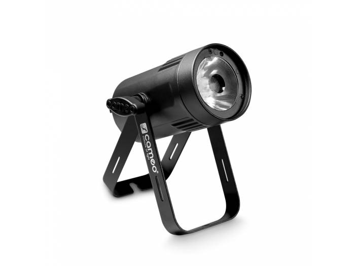 Cameo Q-SPOT 15 W - Foco de iluminación compacto con LED de 15 W blanco cálido en carcasa negra