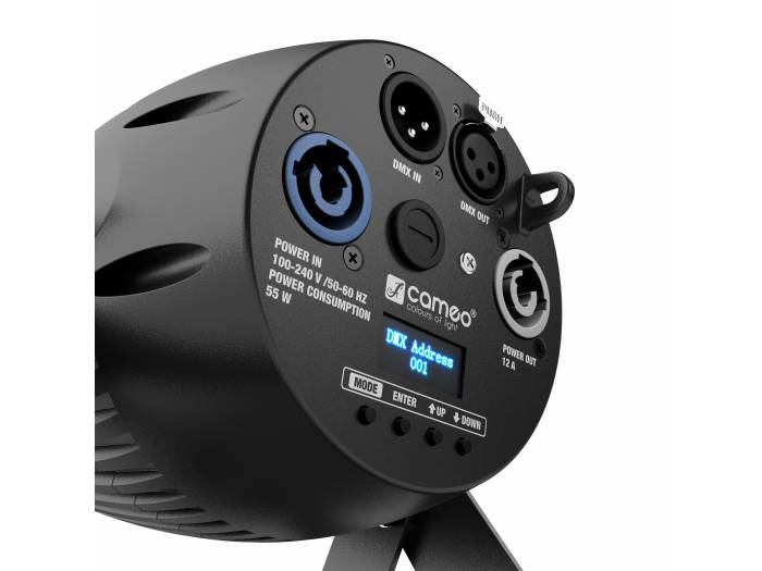 Cameo Q-SPOT 40 TW - Foco compacto con LED Tunable White de 40 W en color negro