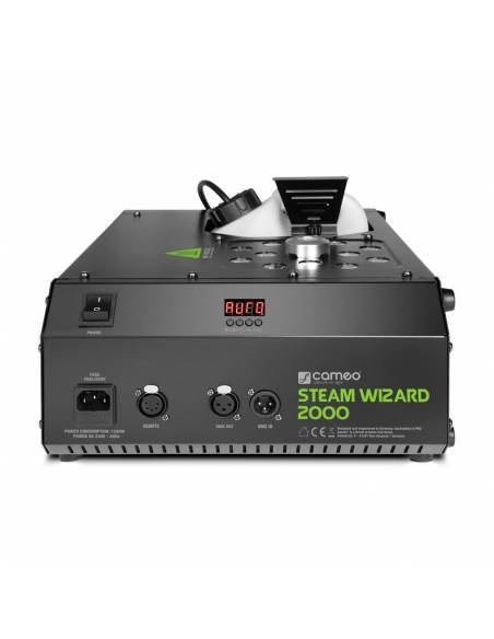 Cameo STEAM WIZARD 2000 - Máquina de niebla con LED RGBA que añaden efectos de color a la niebla