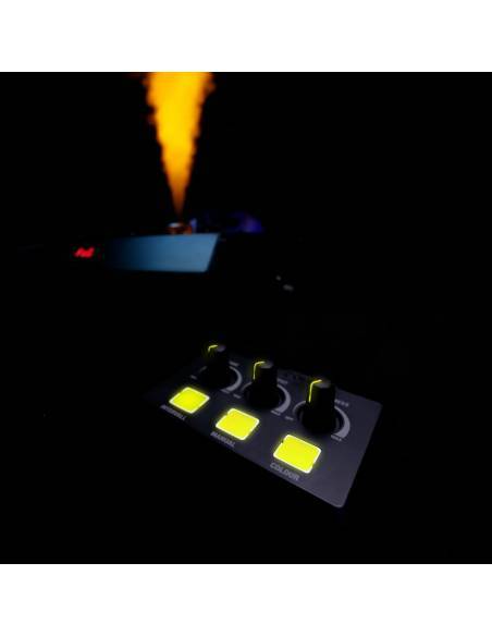 Cameo STEAM WIZARD 2000 - Máquina de niebla con LED RGBA que añaden efectos de color a la niebla