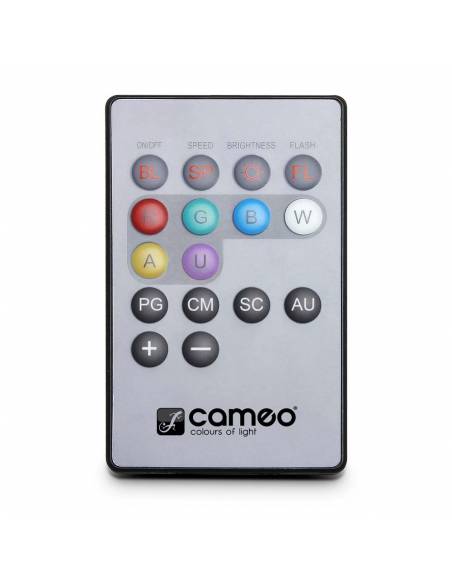 Cameo TRIBAR 200 IR WH - Barra de LEDs tricolor 12 x 3 W con carcasa blanco y mando a distancia por infrarrojos