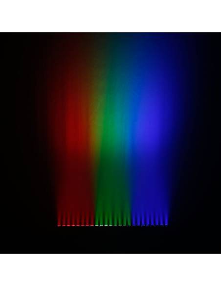 Cameo TRIBAR 400 IR - Barra de LEDs tricolor 24 x 3 W con carcasa negra y mando a distancia por infrarrojos - 7