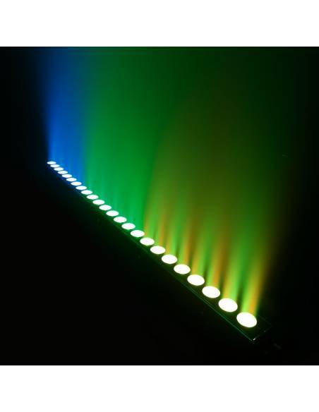 Cameo TRIBAR 400 IR - Barra de LEDs tricolor 24 x 3 W con carcasa negra y mando a distancia por infrarrojos - 13